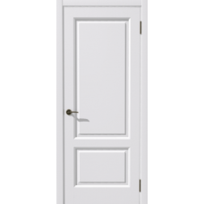 Дверь межкомнатная Дубрава Сибирь Симфония Софт ЛИРА белая, глухое полотно